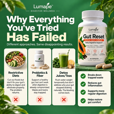 Lumape™ Papaya Seeds – The Complete Gut Reset Formula